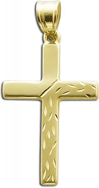 Anhänger Kreuz – Schmuck Gold 333 feine Details