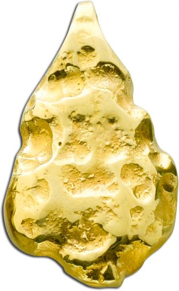 Goldnugget – Anhänger Lapponia Look Gelbgold 333 Nugget