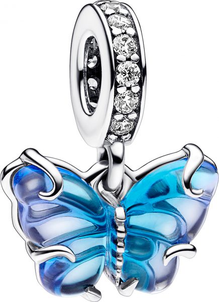 Pandora Charm 792698C01 Murano Glass Butterfly