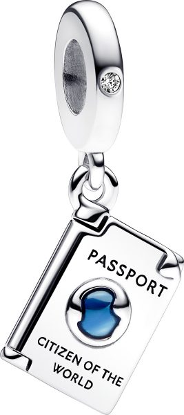 Pandora Charm 792680C01openable Passport Sterling Silber 925