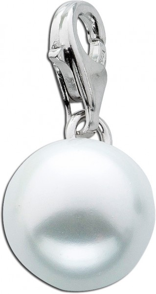 Anhänger Charm Sterling Silber 925 Perle
