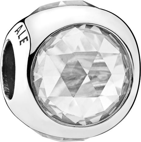 PANDORA Charms 792095CZ Strahlendes Tröpfchen Silber 925