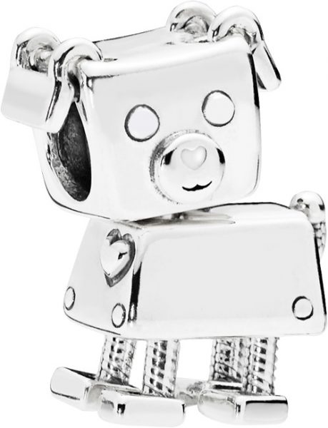 PANDORA SALE Charm 797551EN12 Bobby Bot Roboter Hund Sterling Silber 925