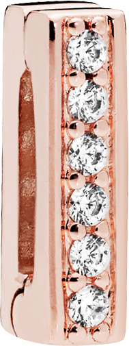 PANDORA SALE REFLEXIONS Sale Clip Charm 787633CZ Timeless Sparkle ROSE Metall