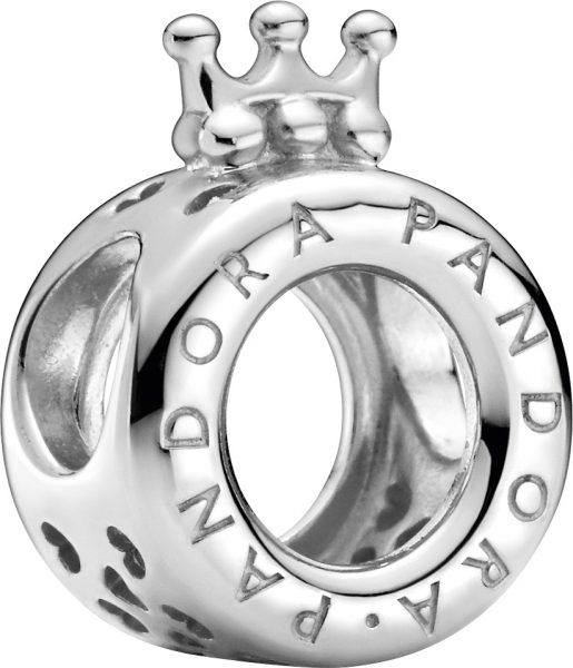 Pandora SALE Charm 799036C00 Pandora Logo Crown O Silber 925