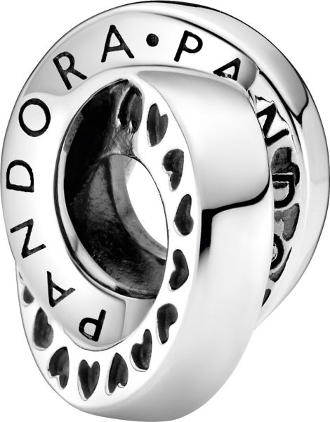 Pandora SALE Spacer 799035C00 Zwischenelement Logo Heart Bands Silber 925