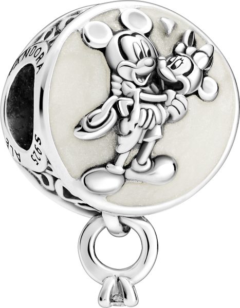 Pandora SALE x Disney Charm 799395C01 Disney Mickey Mouse And Minnie Maouse Eternal Love Silber 925 Emaille