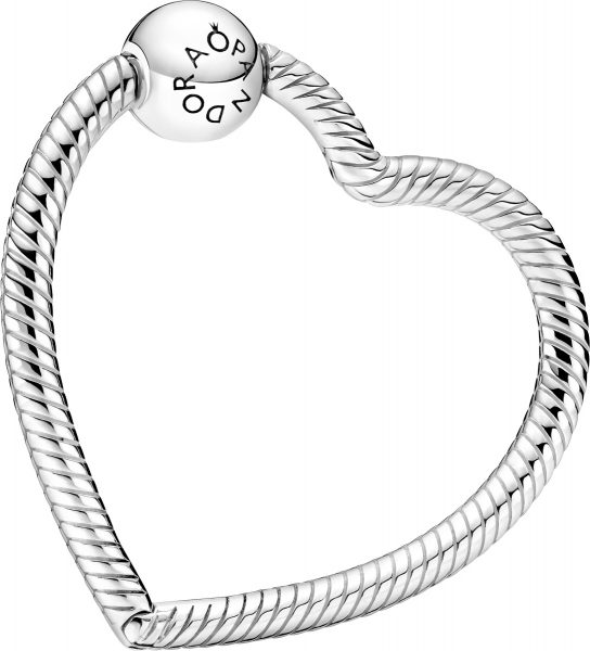 Pandora Anhänger 399505C00 Moments Heart Charm Pendant Sterling Silber 925