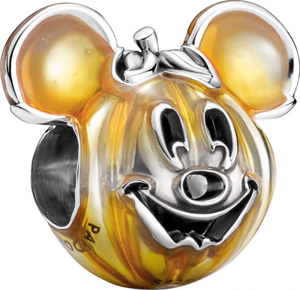 Pandora Sale x Disney Charm 799599C01 Mickey Mouse Pumpkin