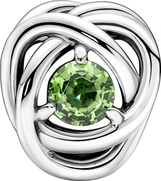 Pandora Charm 790065C03 Spring Green Eternity Circle grüner Kristall