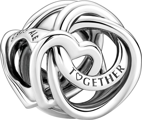 Pandora Charm 791507C00 Family Always Encircled Heart Sterling silver 925