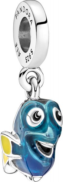 Pandora Sale Disney Charm Anhänger 792025C01 Pixar Dory Silber mixed transparent Emaille Findet Nemo