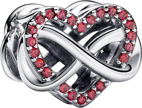 Pandora Charm 792246C01 Family Infinity Red Heart Silber 925 Moments