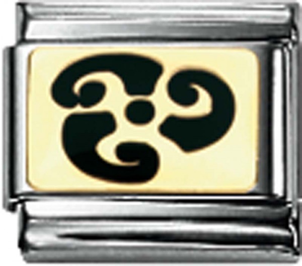Nomination Element Tribal 030266-07 in 750/- Gold , Durchmesser 1cmx8mm in Premiumqualität und zum Hammerpreis von  ABRAMOWICZ –  für alle, die das Besondere lieben.