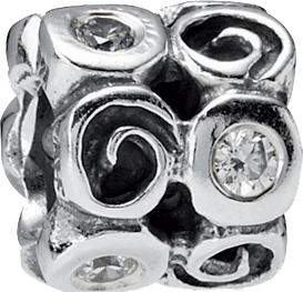 PANDORA Charms Element 790263CZ aus 925/- Silber Sterlingsilber, mit klarem Zirkonia
