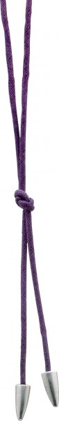 Textilkette 95 cm lang in der Saisonfarbe Violett, passend für Beadsammelsysteme. Zwischenteile aus Metall zu einem Niedrigpreis bei Deutschlands größtem Schmuckverkäufer. Ch. Abramowicz, feine Juweliersqualität seit 1949 in Stuttgart